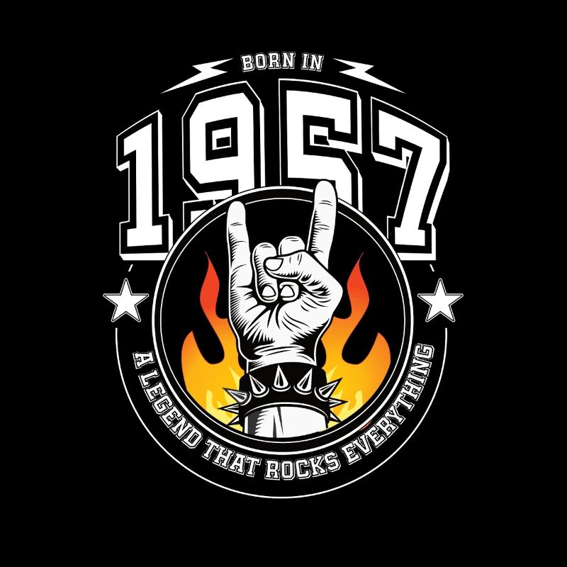 1957 Birthday, rocks everything