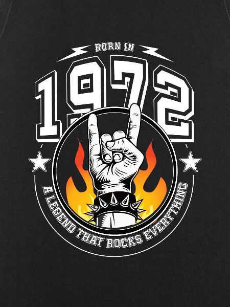 1972 Birthday, rocks everything