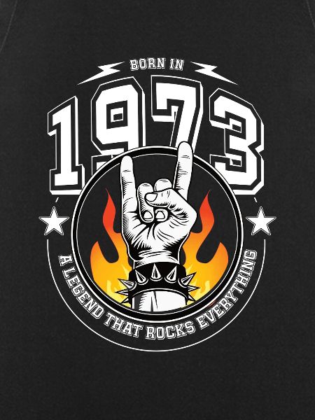 1973 Birthday, rocks everything