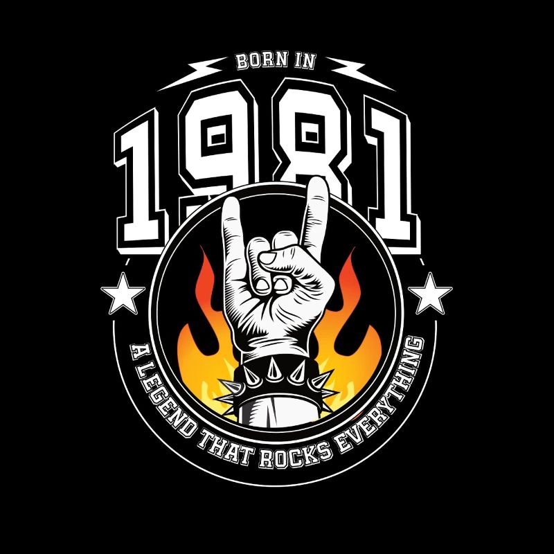 1981 Birthday, rocks everything