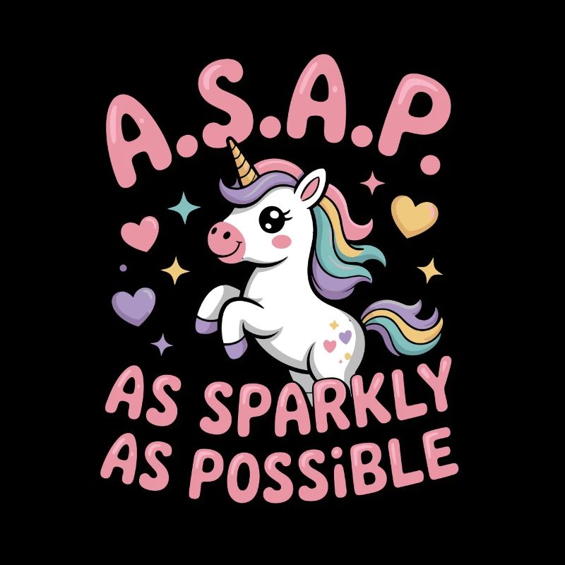 Glitzerndes Einhorn