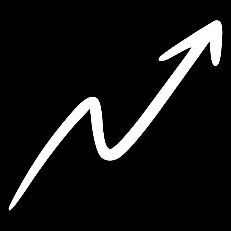 Arrow drawing sketch white