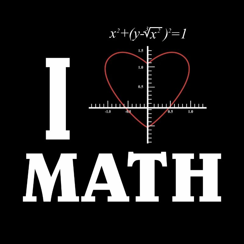 I love math mathematician gift idea algebra