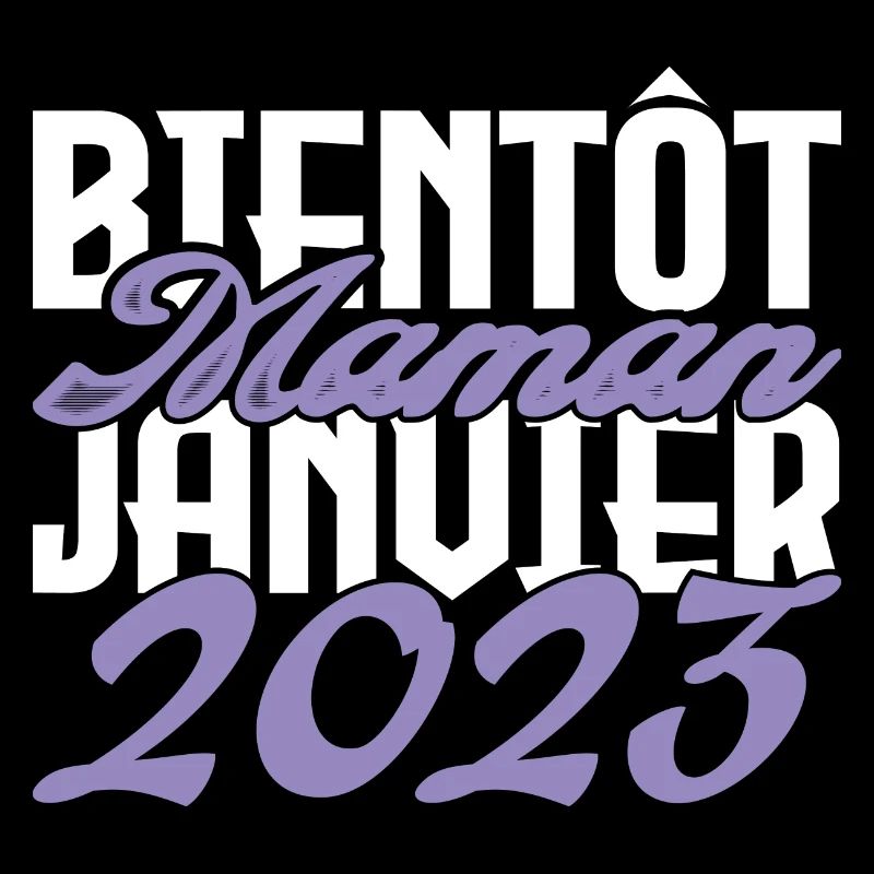 Annonce grossesse. bientôt Maman Janvier 2023.mama