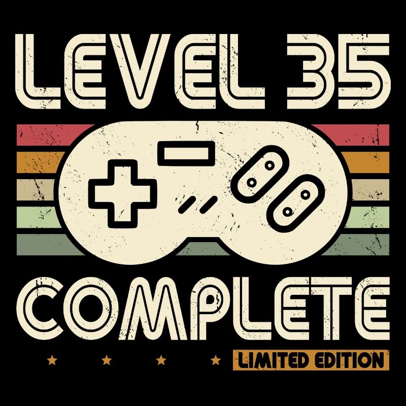 35 Birthday Level 35 Complete 35 Years Gift