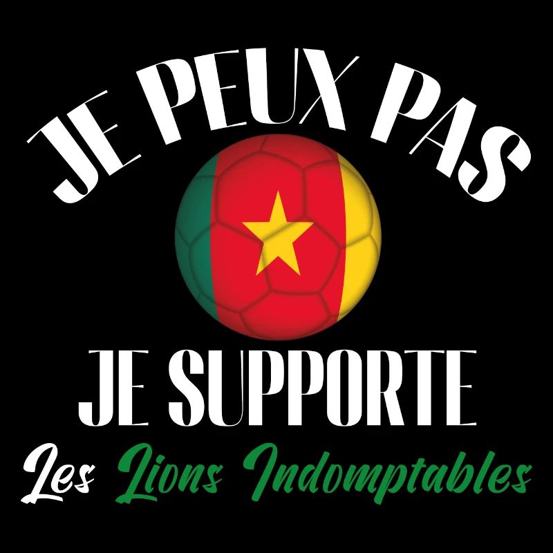 je supporte Les Lions indomptables, Cameroun