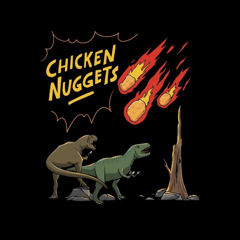 T-Rex Chicken Nuggets Grafik