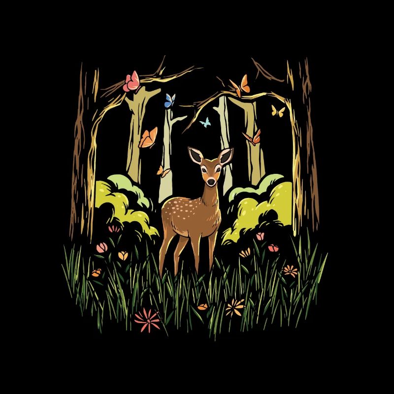 Deer Lover Cottagecore Aesthetic