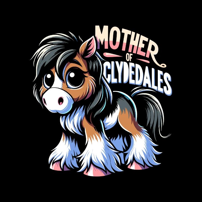 Amateurs de chevaux de trait race de cheval géant Clydesdale