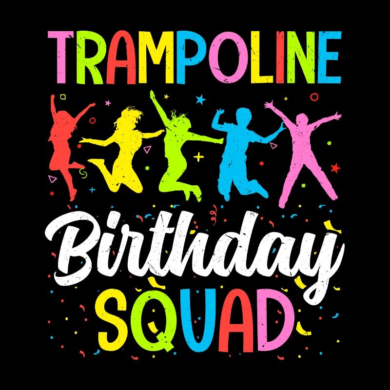 Trampolin Geburtstagsparty
