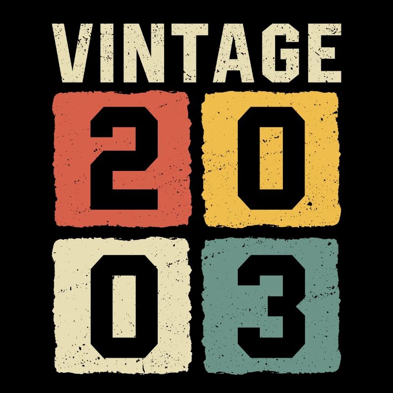 Millésime 2003 Né en 2003
