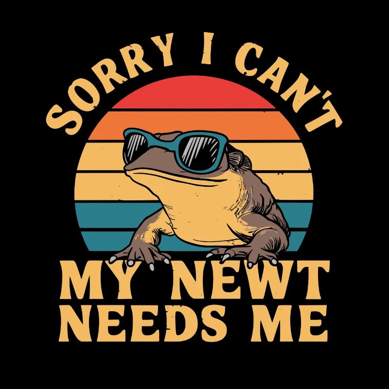 Witziger Molch Spruch