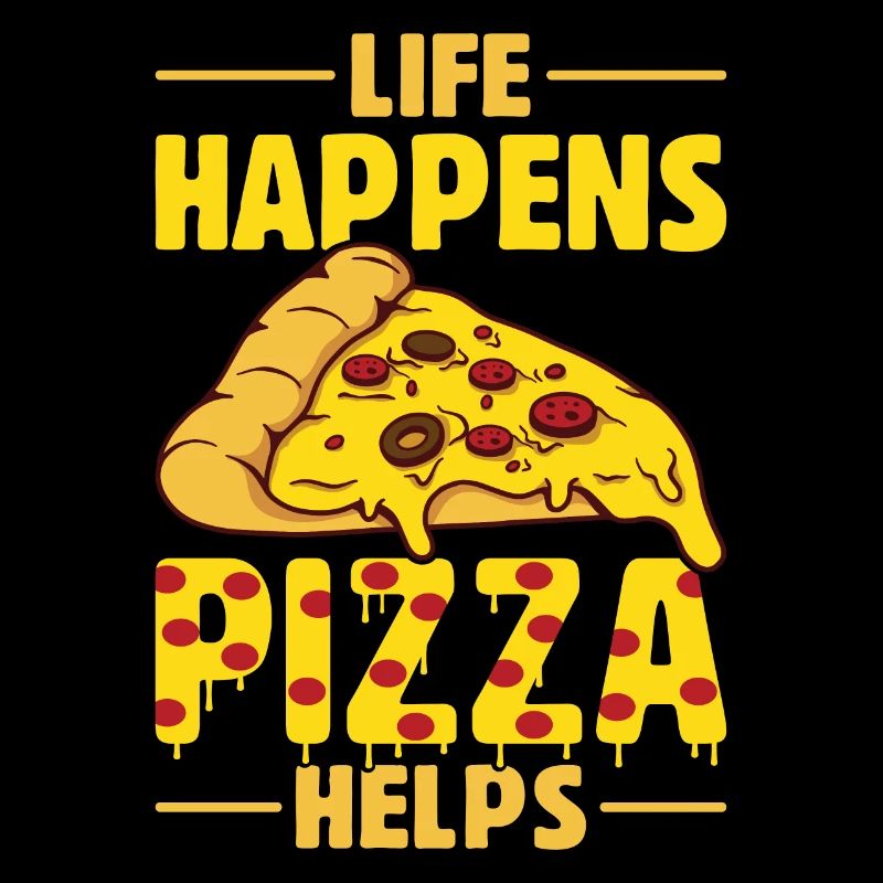 Witziger Pizza Spruch