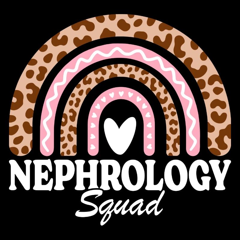 Regenbogen-Nephrologie-Krankenschwester-Team