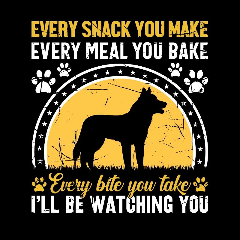 Chiens - Chaque collation que vous préparez, je vous surveillerai !