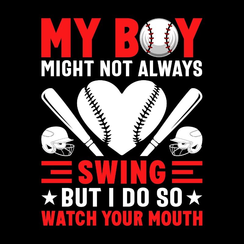Baseball Mein Junge schlägt nicht immer, ich schon