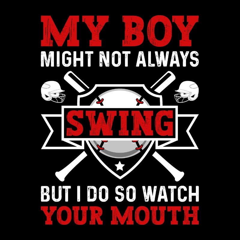 Baseball Mein Junge schlägt nicht immer, ich schon