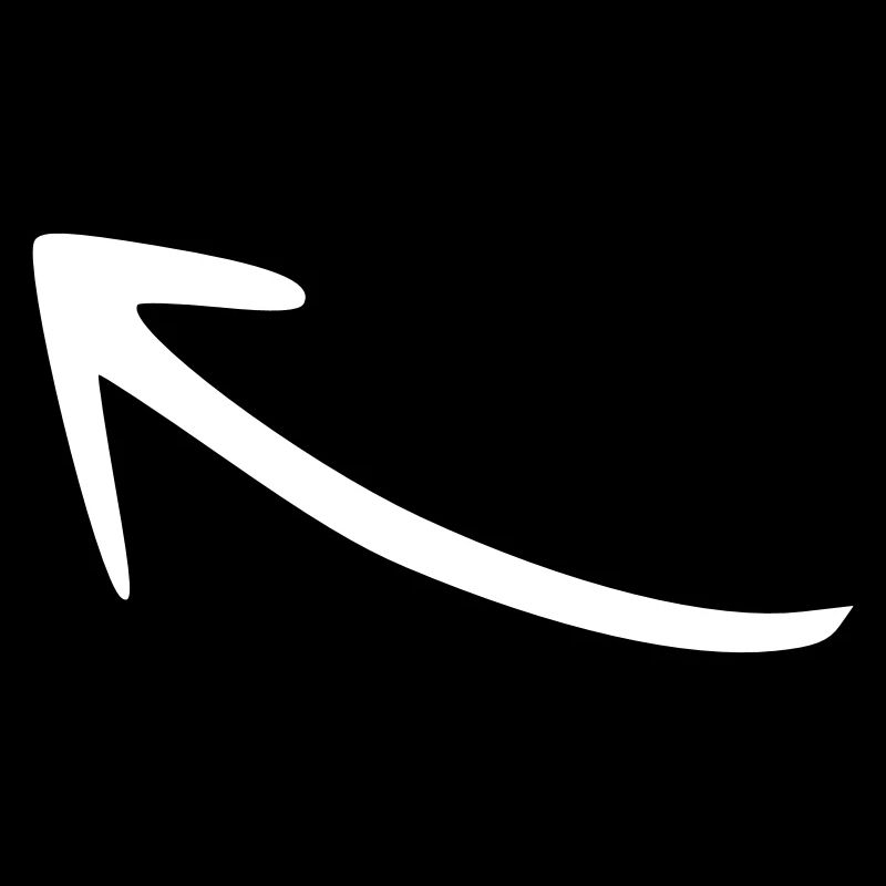 Arrow drawing sketch white