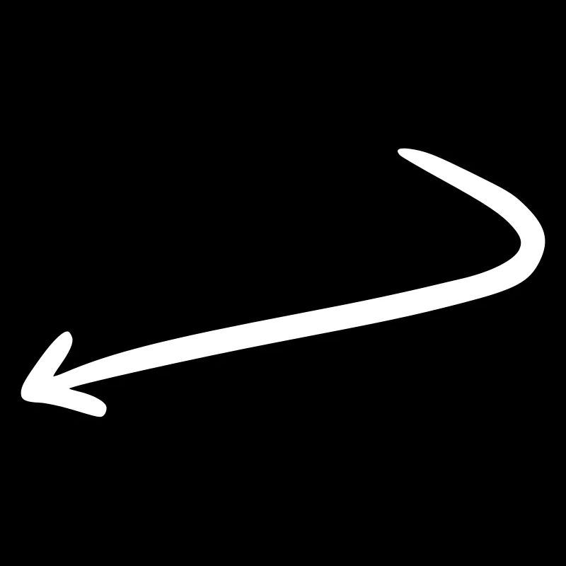 Arrow drawing sketch white