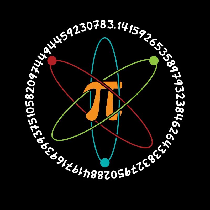 Pi Orbit Nucleus Math Holiday Mathématiques Pi Day