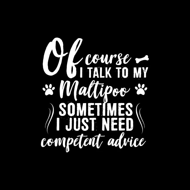 Bien sûr, je parle avec mon Maltipoo