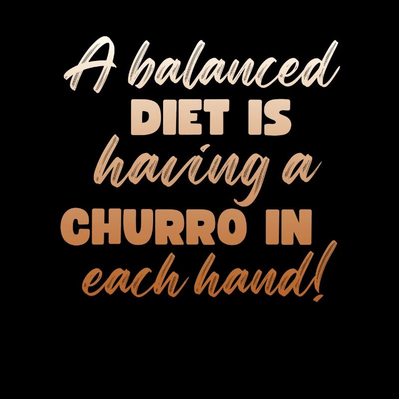 Eine Ausgewogene Ernährung Ist Ein Churro