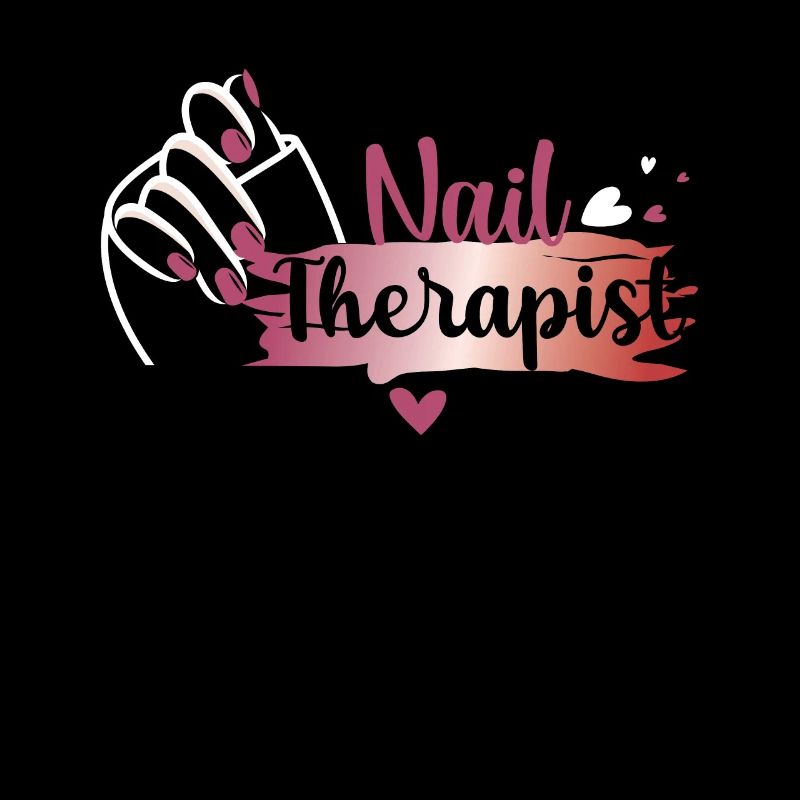 Nail Therapist Funny Nail Art Nail Tech