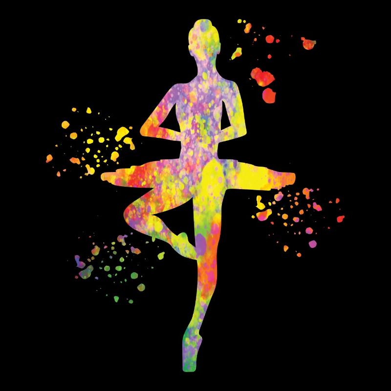 Ballet Dancer Colorsplash Ballerina