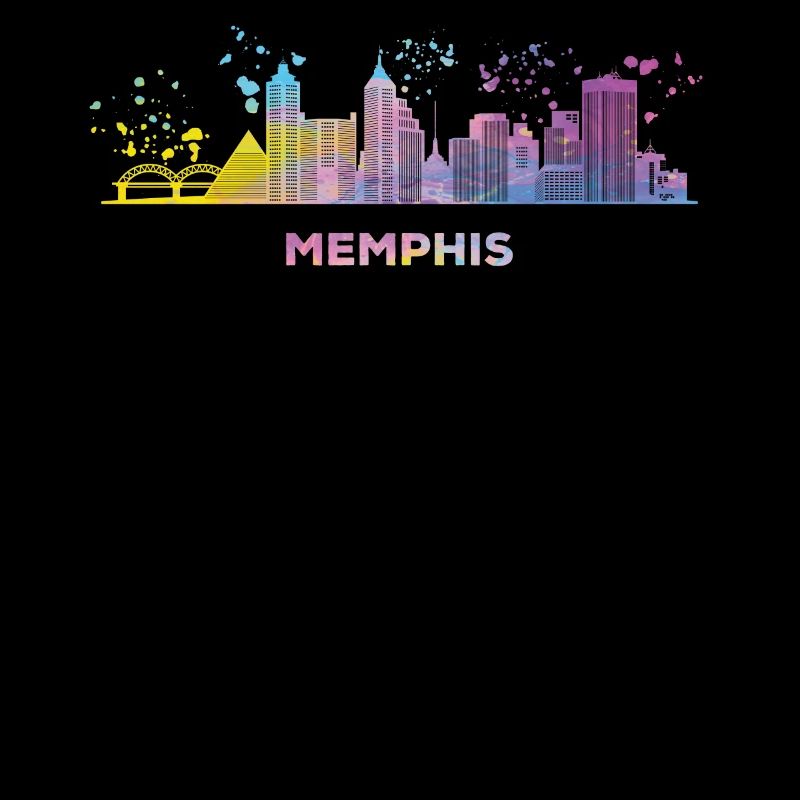 Ligne d’horizon de Memphean Memphis