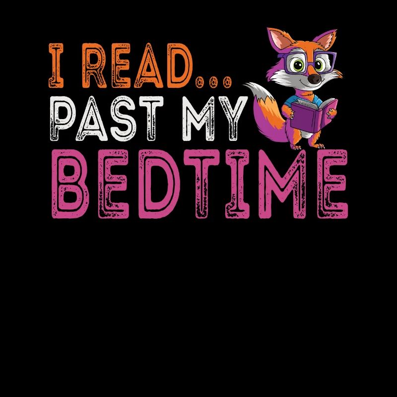 I read after bedtime Lesefuchs