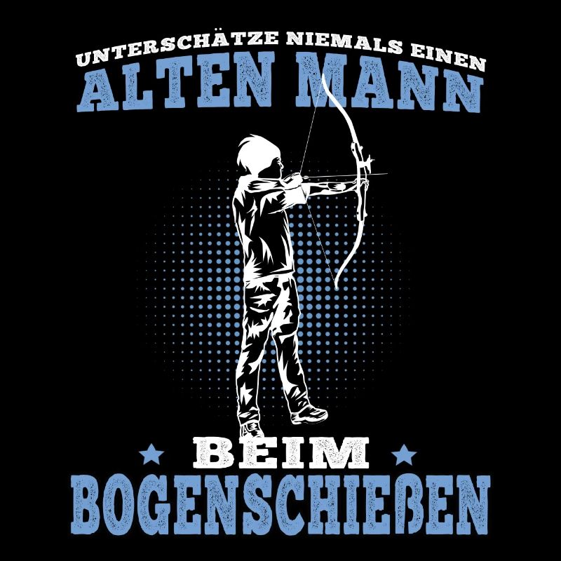 Alte Mann Bogenschießen Bogenschütze Bogenschützen