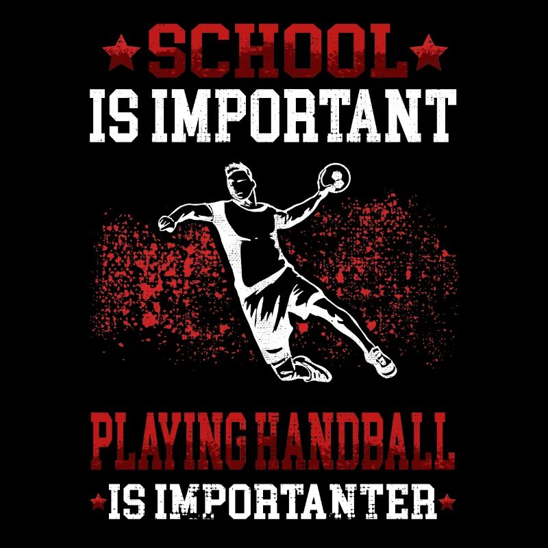 would rather play handball Handball player