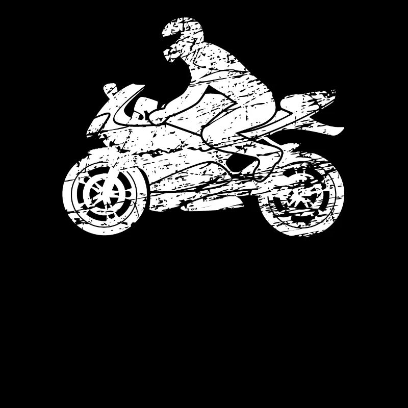 Motorcyclist With Motorcycle Helmet Motorcycle Gift