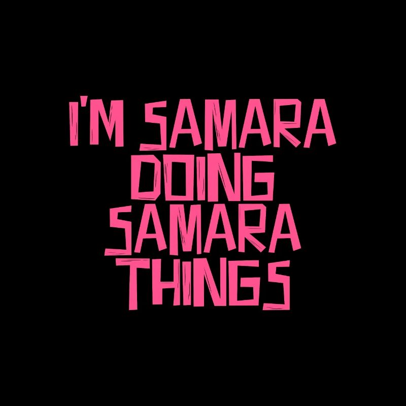 Je suis Samara en train de faire des choses Samara