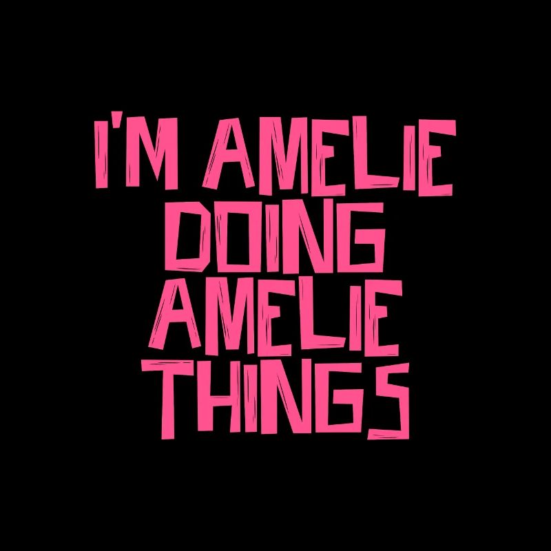 I'm Amelie doing Amelie things