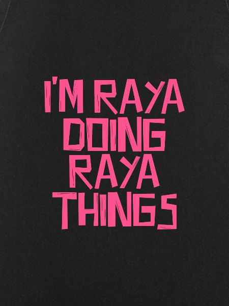 I'm Raya doing Raya things