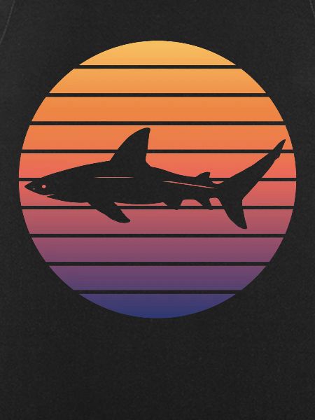 Shark Retro Sunset Surfer