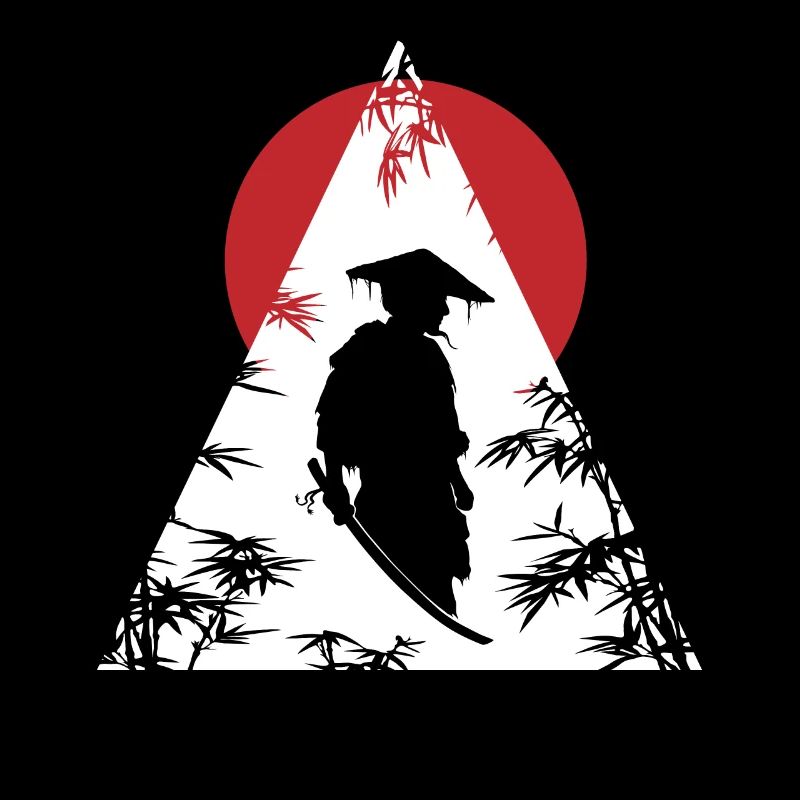 Samurai Wächter Stilvolle Schlichtheit