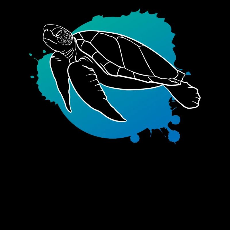 Ocean Wave Turtle Freedom Gift
