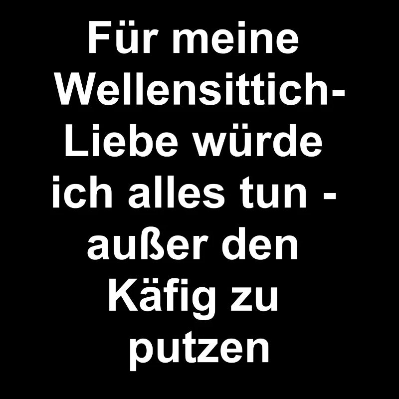 Wellensittich-Liebe Geschenk