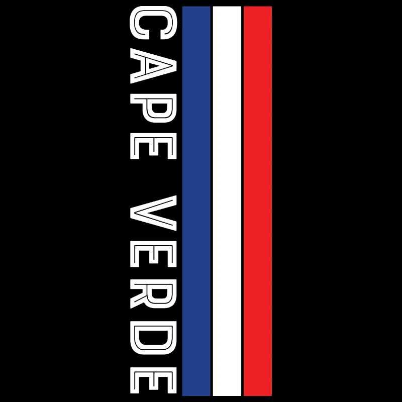 Couleur du pays cap-vert en rayures