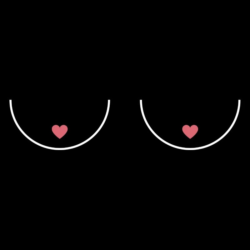 Nipple Chest Boobs Déclaration Drôle d’idée de cadeau