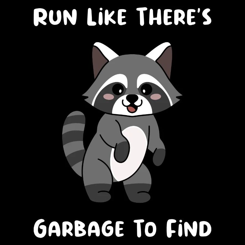 Waschbär Racoon Lustig Spruch Geschenk