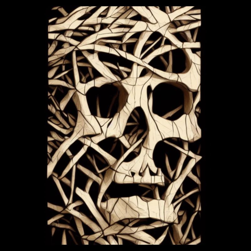 Schädel Knochen Artwork