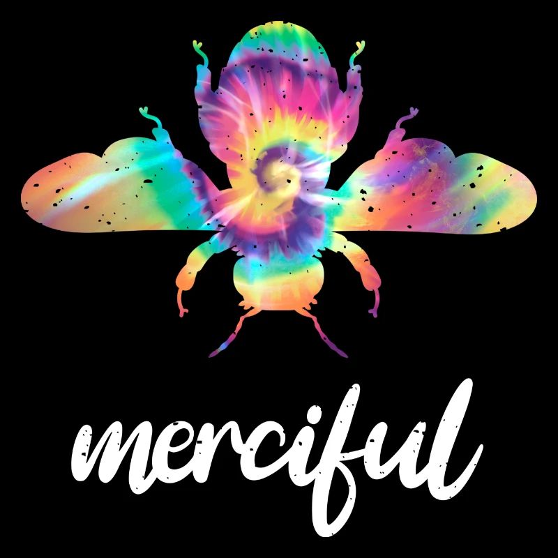Tie Dye Bee Merciful Biene Be Merciful