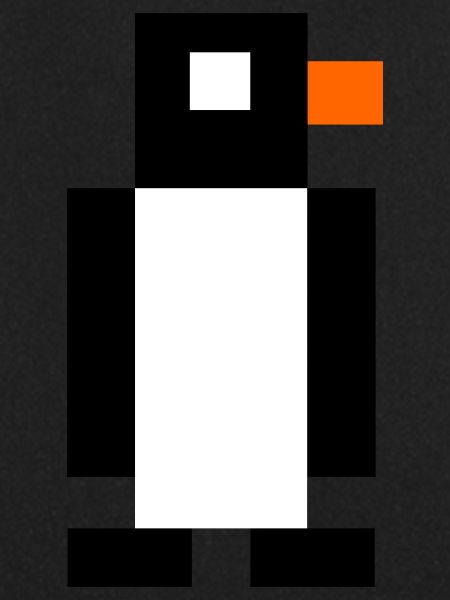 Pixel penguin