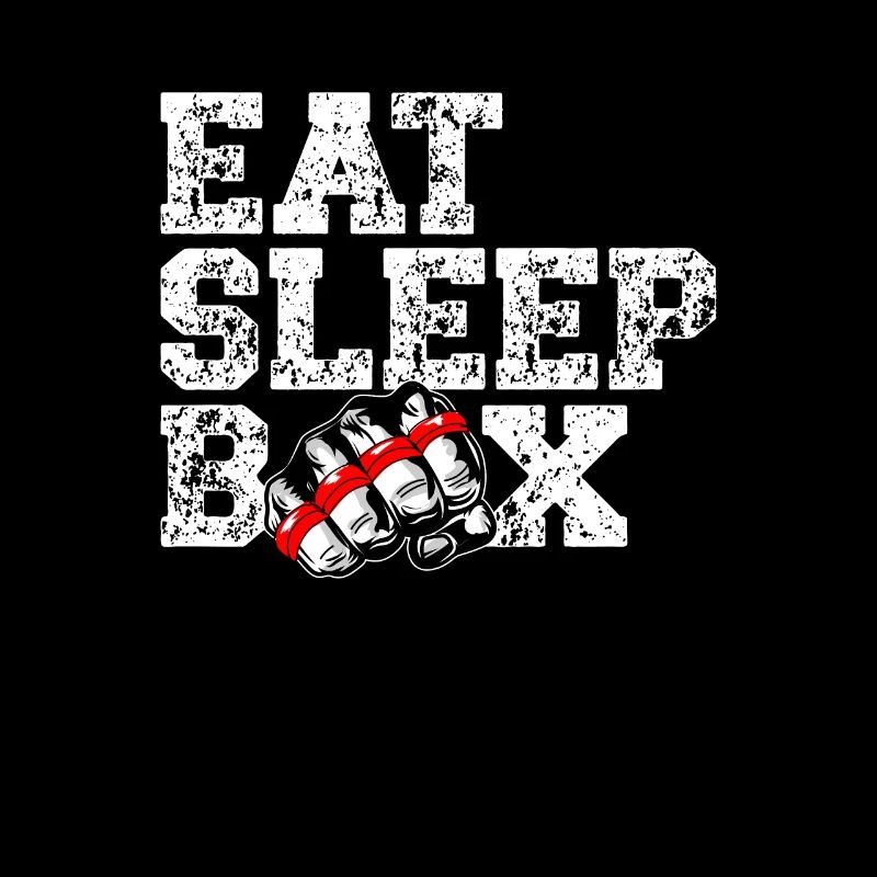 Kickboxer Eat Sleep Box Funny Boxing Lover Boxer