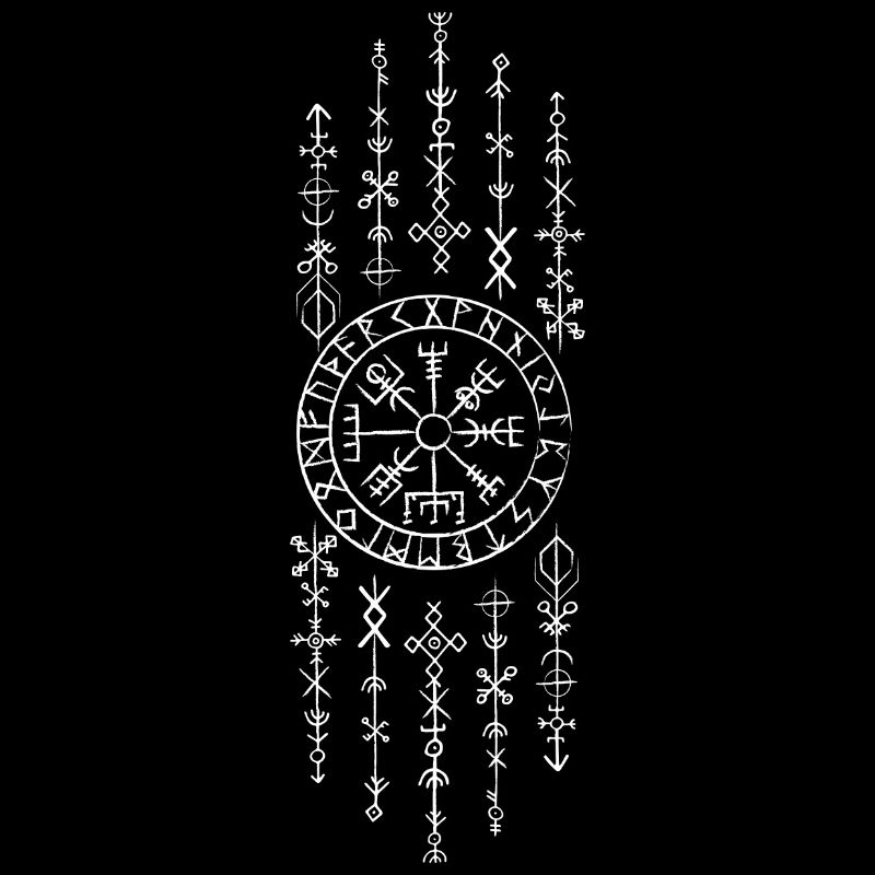 Viking Runen Keltischer Wikinger Kompass Vegvisir