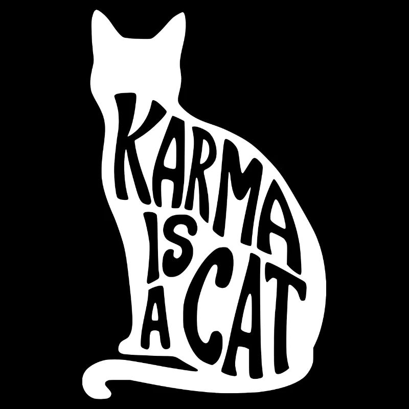 Karma is a cat