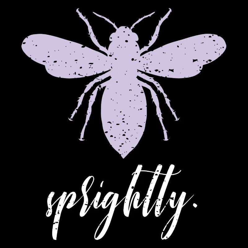 Lila Pastell Bee Sprightly Biene Be Sprightly